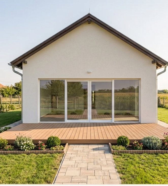 Balaton készház látványterv